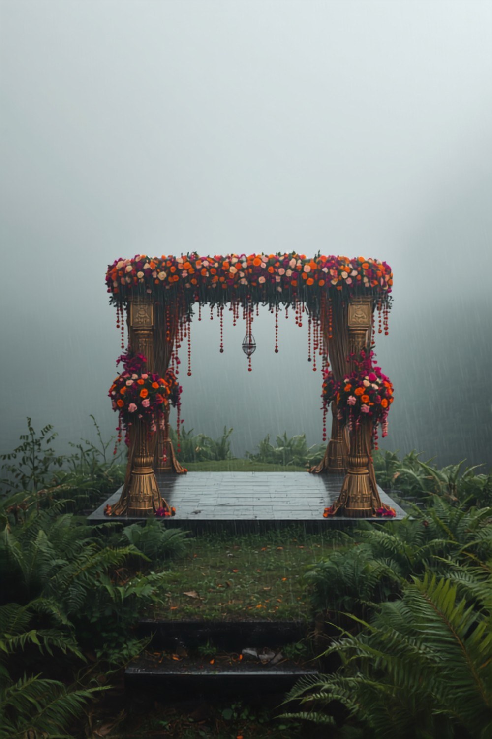 The Rain Plan: Behind the Scenes of Styling a Monsoon Hill-Station Wedding